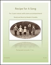 Recipe for a Song Two-Part choral sheet music cover